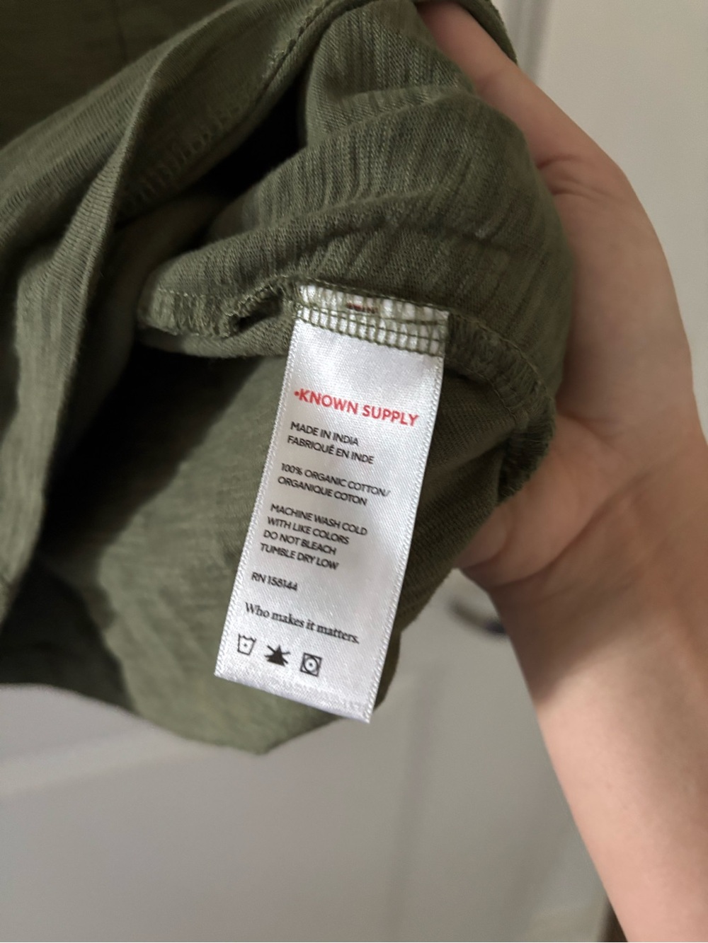 Known Supply Macy Dress Overall Organic Cotton Pockets - Picture 5 of 8